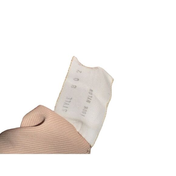 VINTAGE ARTEMIS tan W LACE & SATIN TRIM NYLON FULL SLIP SIZE 34 FULL SLIP (appro - Picture 7 of 8